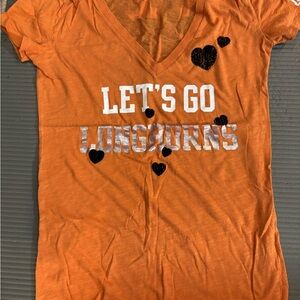 Victorias Secret University of Texas 'Let's Go Longhorns' T-Shirt